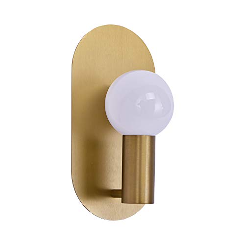 Brushed Gold Wall Lighting Fixtures (2 Count)