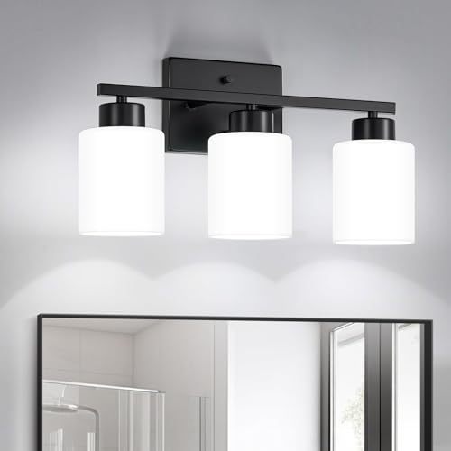Black Bathroom Light Fixtures Vanity Lights Over Mirror
