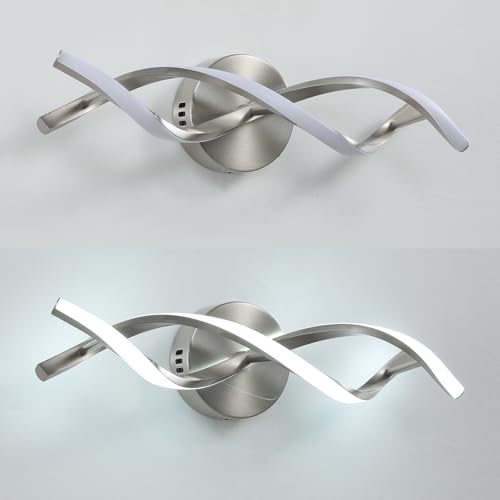 Modern Nickel LED Vanity Lighting