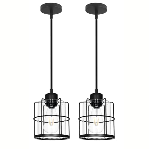 Farmhouse Pendant Lights Kitchen Island Set Of 2 (2 Count)