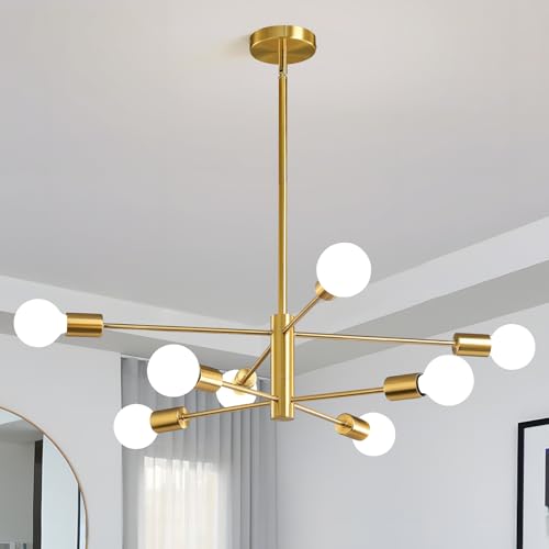 Modern Chandelier Sputnik Ceiling Light Fixture 8