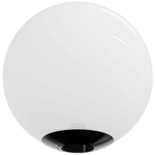 12" White Lamp Post Globe Fixture