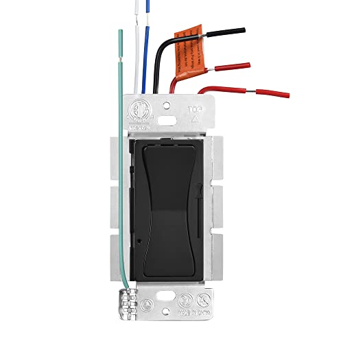 Black 0 10V LED Dimmer Switch for LED Lights (4 Count)