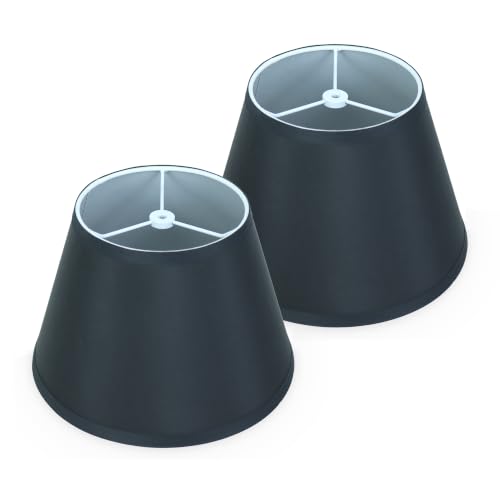 Black Empire Lamp Shades Set of 2 (2 Count)