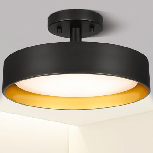 Semi Flush Mount LED Ceiling Light 4000K
