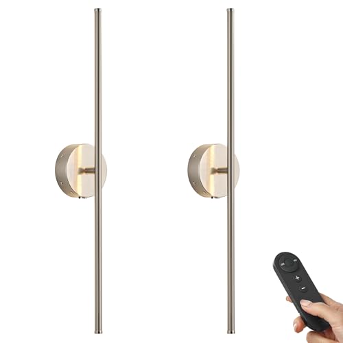 Battery Operated Wall Sconces Set of Two Wireless Wall Lights (2 Count)