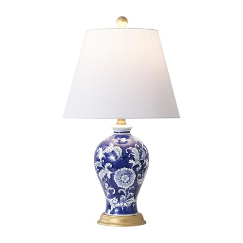 Grace 24" French Country Floral Urn Ceramic Lamp