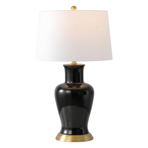 Julian Classic Ceramic Urn Metal LED Table Lamp 29"