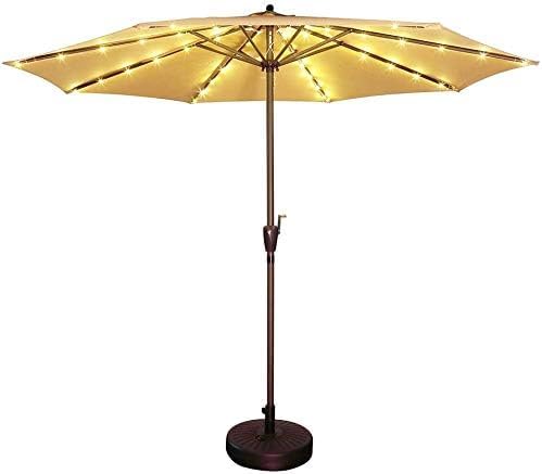 Solar Patio Umbrella Lights (94 Foot)