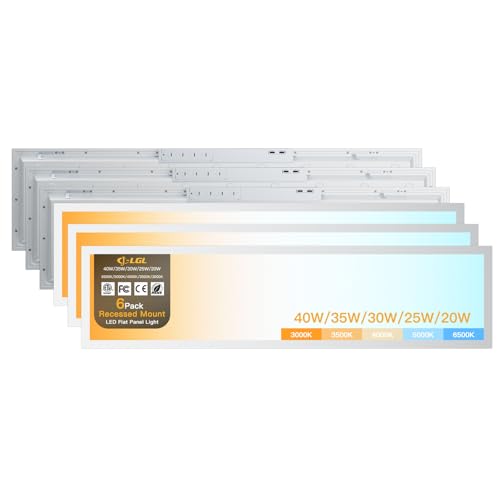 1x4 LED Flat Panel Light (6 Count)