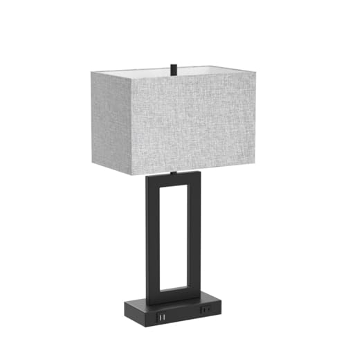 22" Table Lamp Set of 2 with 2 USB Ports (2 Count)