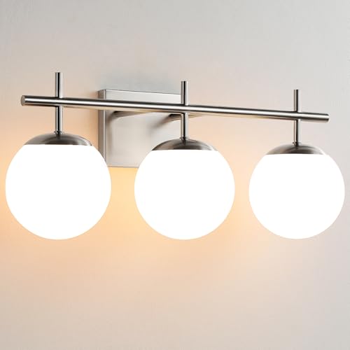Bathroom Light Fixtures over Mirror (3 Count)