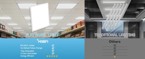 2x2 LED Flat Panel Light 4 (2x2 4Pack)