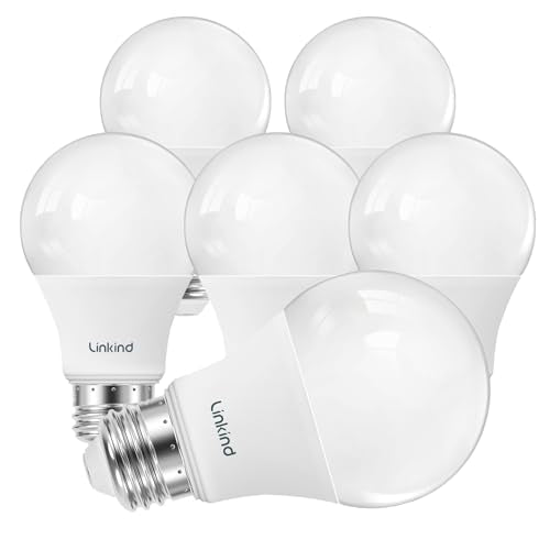 A19 LED Light Bulbs Dimmable (6 Count)
