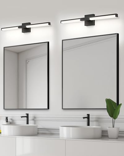 Modern Bathroom Light Fixtures Over Mirror