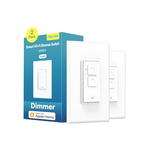 Smart Dimmer Switch Single Pole (2 Count)
