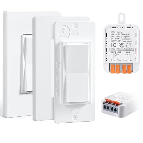 3 Way Wireless Light Switch and Receiver Kit