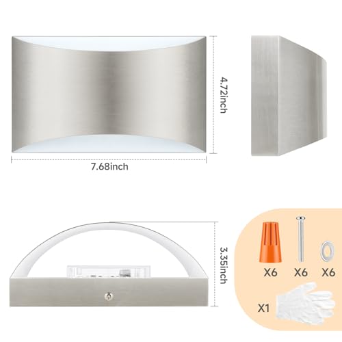 LED Wall Sconce Set of 2 (2 Count)