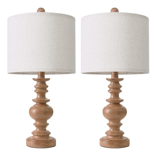 20" Rustic Bedside Lamps Set of 2 (2 Count)