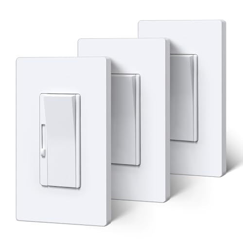 3 Pack Slide Dimmer Light Switch (3 Count)