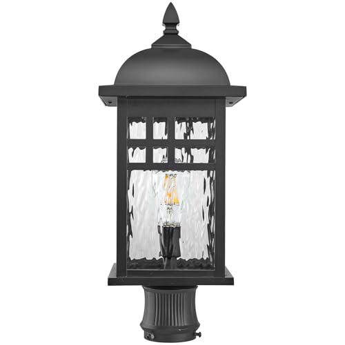 Outdoor Post Lights Black 22 Inch Outdoor Pole Light Fixtures