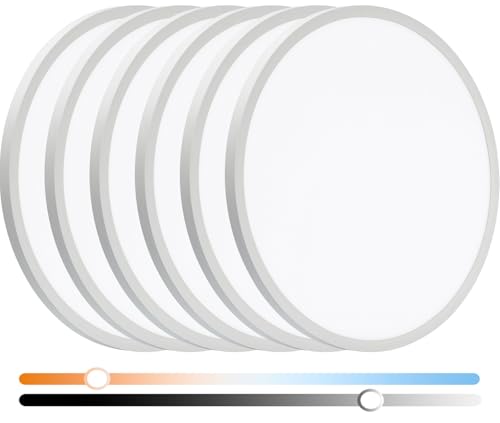 6 Pack 15.8Inch 3520LM LED Flush Mount Ceiling Light (6 Count)