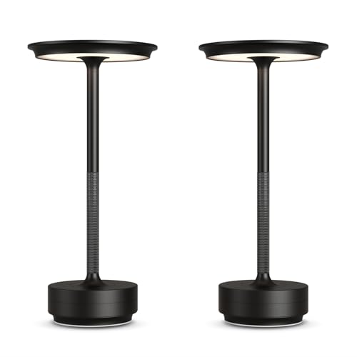 2 Pack Cordless Table Lamps Rechargeable