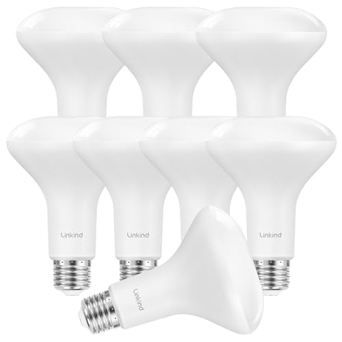 8 Pack BR30 LED Flood Light Bulbs Indoor (8 Count)