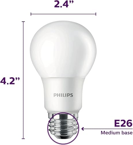 LED Basic Frosted A19 Non (4 Count)