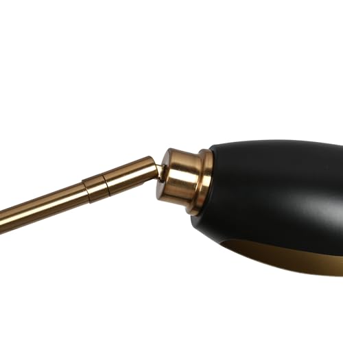 Modern Black and Gold Chandelier