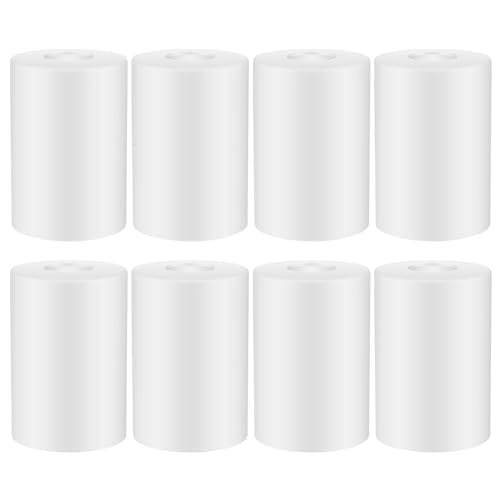 8 Pack White Frosted Glass Lamp Shade Replacement (8 Count)
