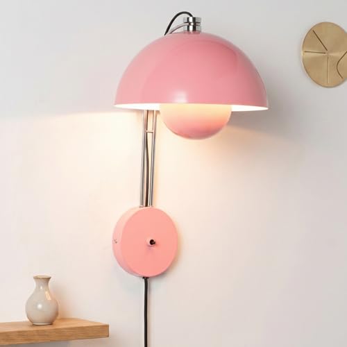 Mid Century Modern Bud Plug in Wall Sconces for Bedroom