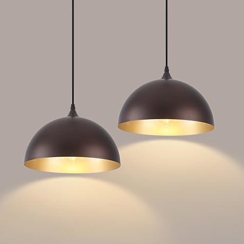 Farmhouse Pendant Light 2 Pack (2 Count)