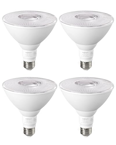 PAR38 LED Flood Light Bulbs Outdoor Dimmable 5000K 1800LM 4 Pack (4 Count)