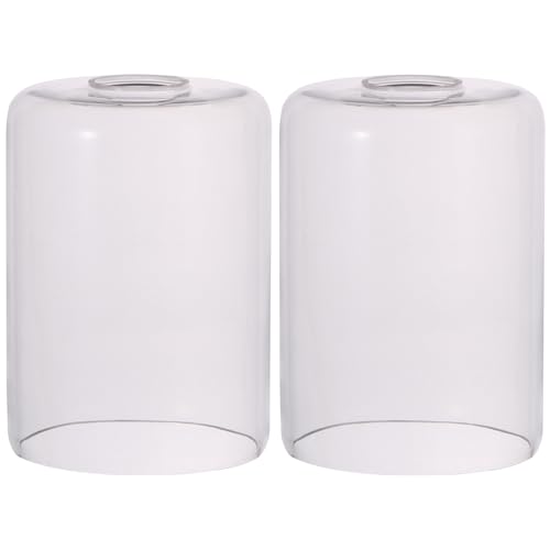 Clear Cylinder Glass Lamp Shade