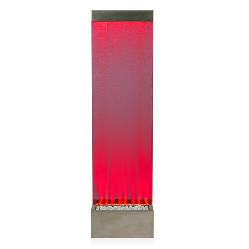 MLT134SL Indoor Floor Bubble Wall Water Fountain with Color