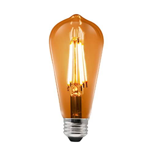 Sylvania WiFi LED Smart ST19 Amber Finish Light Bulb