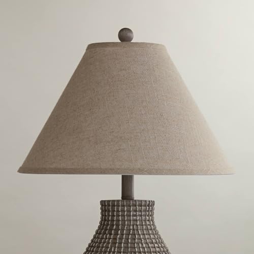 Pre Assembled Denni Fine Large Burlap Empire Shade 6x17x11.5