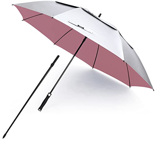 UV Golf Beach Umbrella 68”Auto Open Extra Large Sun Shade Umbrellas