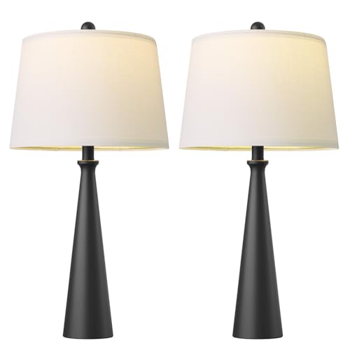 25.75" Modern Table Lamp for Bedroom Set of 2 (2 Count)