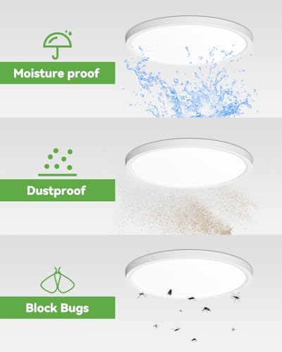 4Pack 12 Inch LED Ceiling Light Flush Mount (4 Count)
