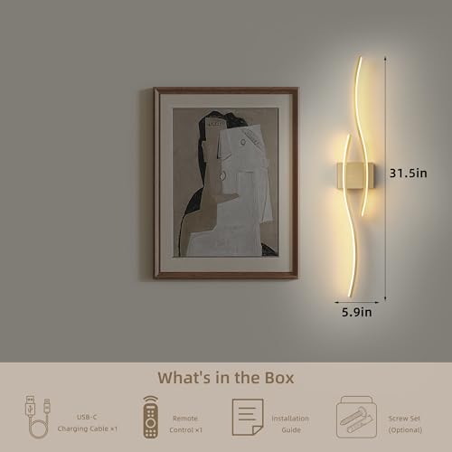 Wireless Wall Sconces Set of Two (2 Count)