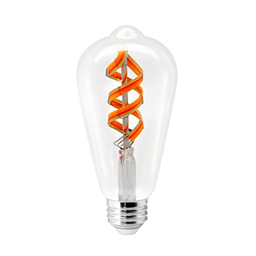 Sylvania WiFi LED Smart ST19 RGBW Color and Amber Finish Filament Light Bulb
