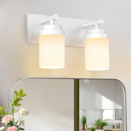 Bathroom Light Fixture White
