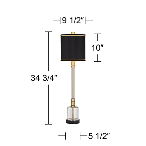 Heyden 34 3 4" Large Buffet Table Lamp Gold Console Traditional Modern