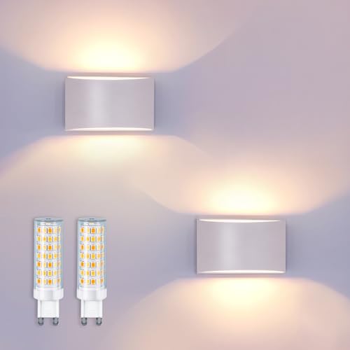 Modern G9 Wall Sconces 2Pack