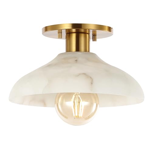 Amara 1 Light Semi Flush Mount Metal 10"