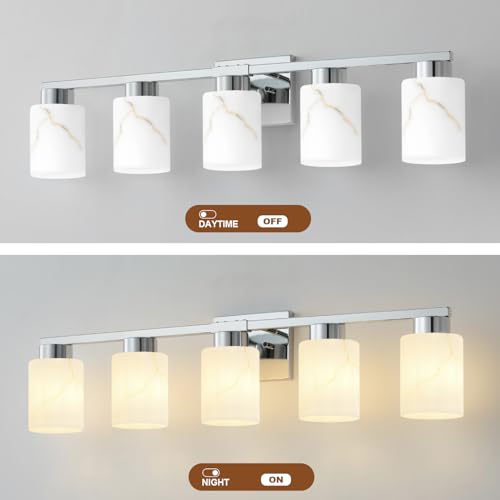 5 Light Bathroom Light Fixtures