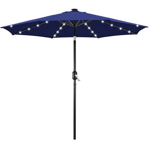 10FT Solar Patio Umbrella w