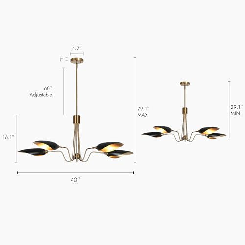 Black and Gold Chandelier